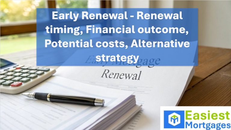 Early Renewal - Renewal timing, Financial outcome, Potential costs, Alternative strategy